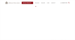 Desktop Screenshot of drevoprodum.cz